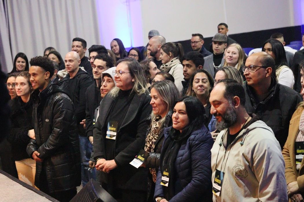 Plateia acompanhando a Liga de Gigantes